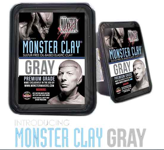 n monster clay gray w
